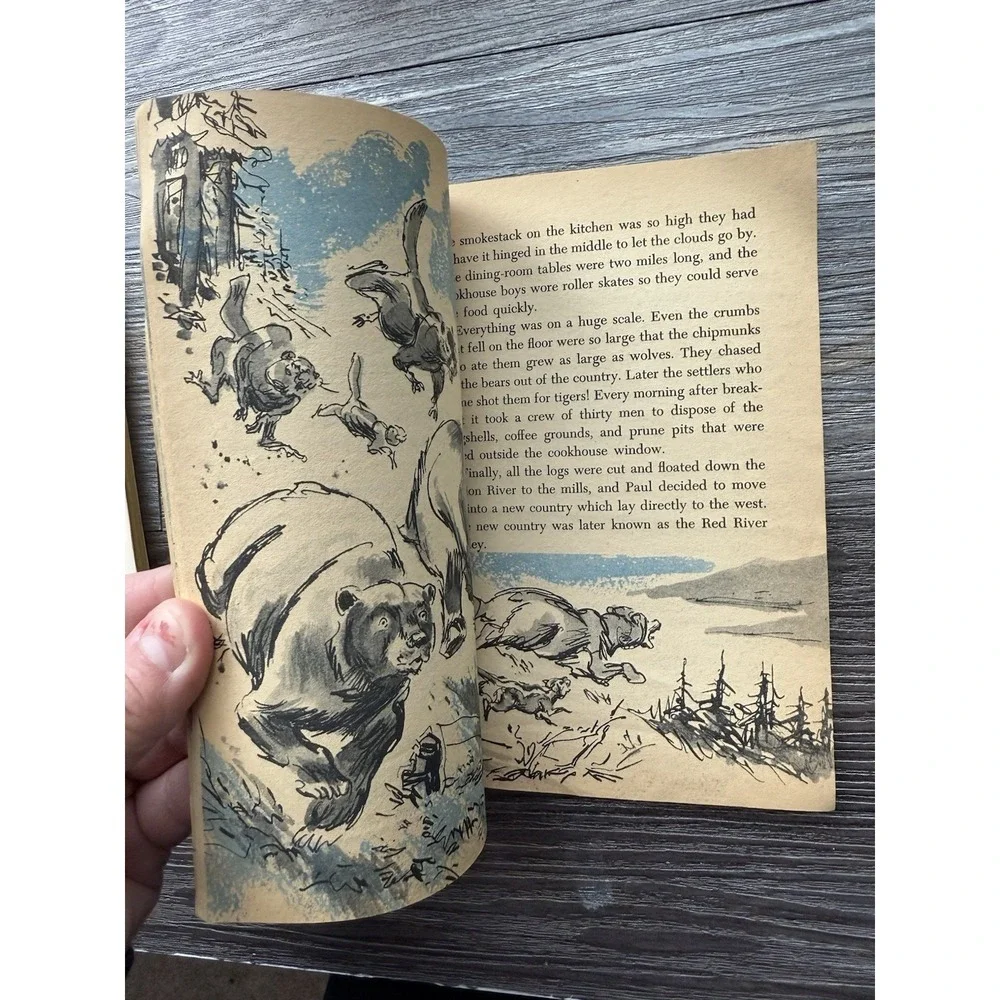 Paul Bunyan Swings His Axe paperback 1963 1st‎ Printing